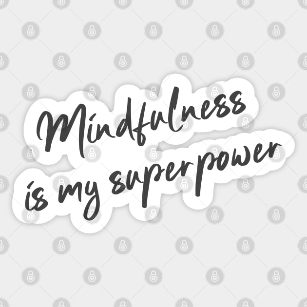 Mindfulness Sticker by alexandrubuncea